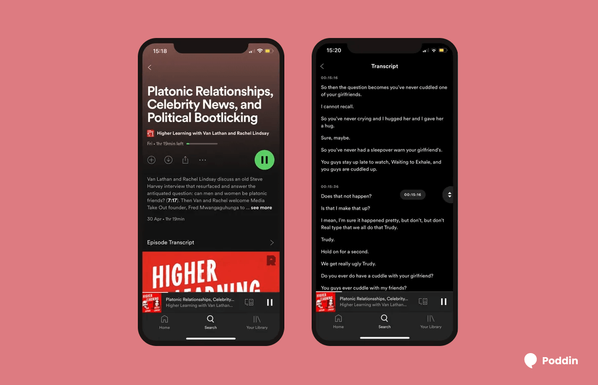 Spotify podcast transcript